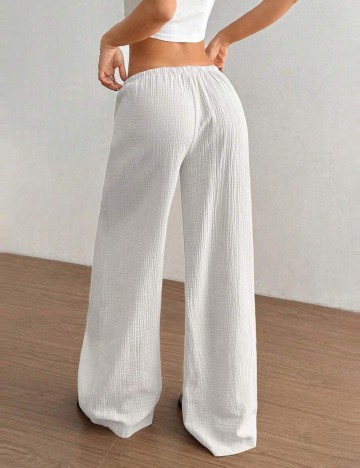 Pantaloni Shein, alb