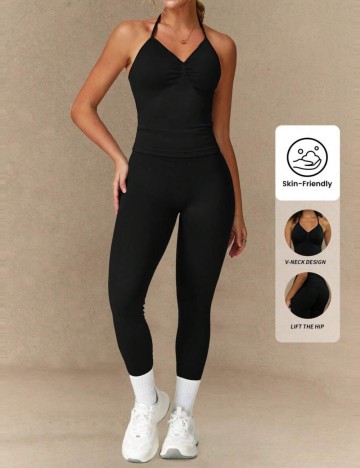 Compleu sport Shein, negru