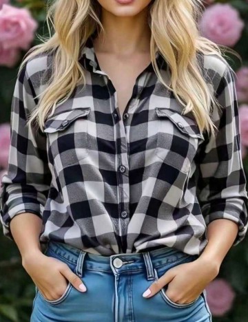 Cămașă Shein, mix culori