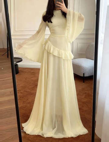 Rochie maxi Shein, galben