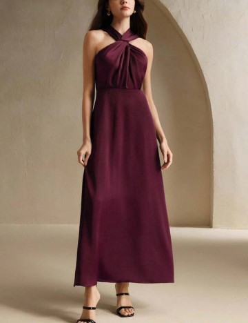 Rochie maxi Shein, vișiniu