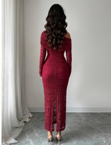 Rochie maxi Shein, vișiniu