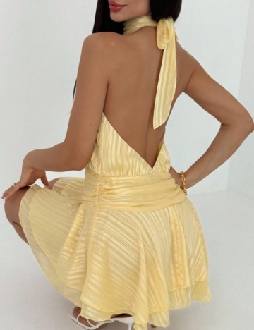 Rochie mini Shein, galben