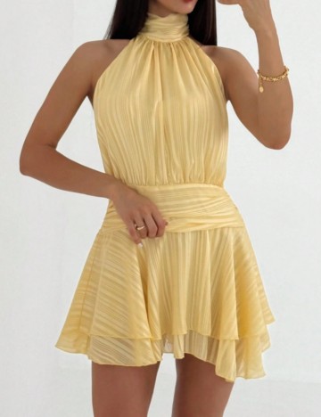Rochie mini Shein, galben