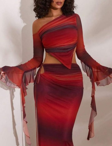 Top Shein, mix culori