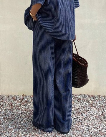 Pantaloni Shein DAZY, albastru