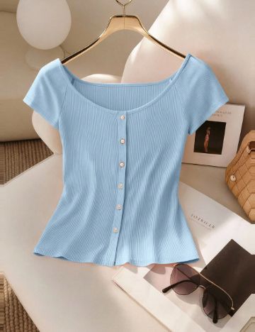 Tricou Shein, albastru