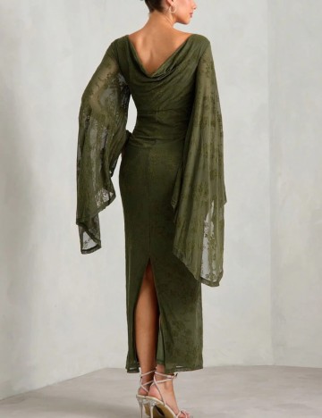 Rochie maxi Shein, kaki