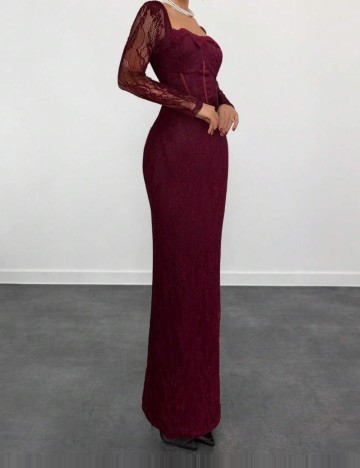 Rochie midi Shein, vișiniu