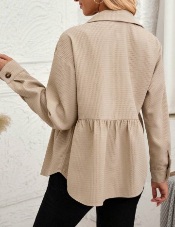 Cămașă Shein, bej