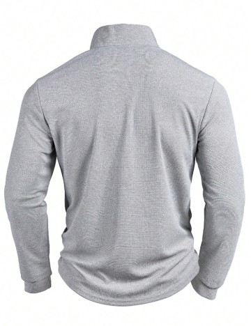 Bluză MANFINITY by Shein, gri