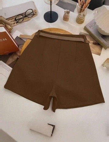 Pantaloni scurți Shein, maro
