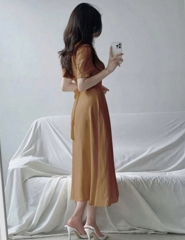 Rochie midi Shein, maro