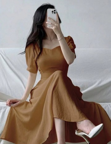 Rochie midi Shein, maro