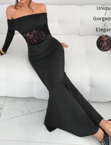 Rochie maxi Shein, negru