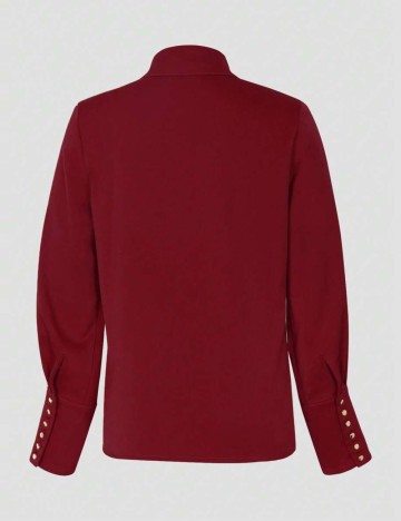 Cămașă Shein, vișiniu