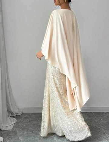 Rochie maxi Shein, crem