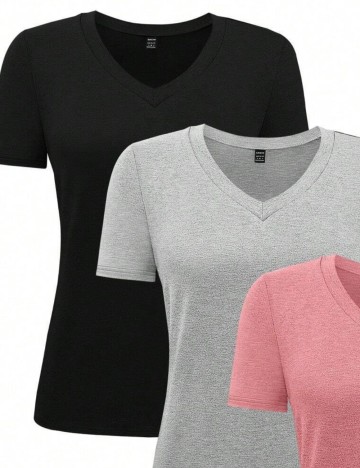 Set Tricouri Shein, mix culori