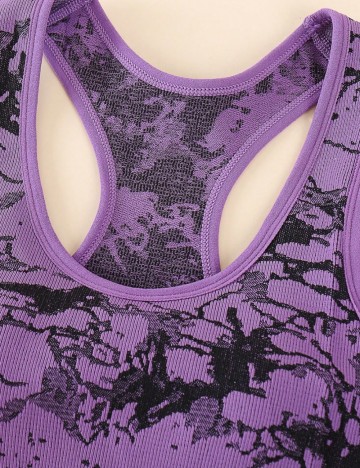 Bustieră sport Shein, mov