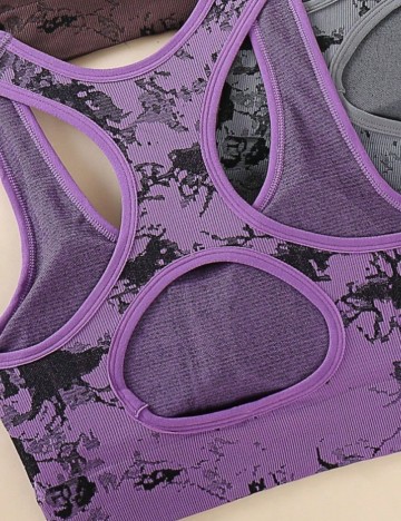 Bustieră sport Shein, mov