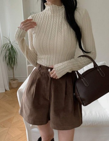 Bluză Shein DAZY, crem