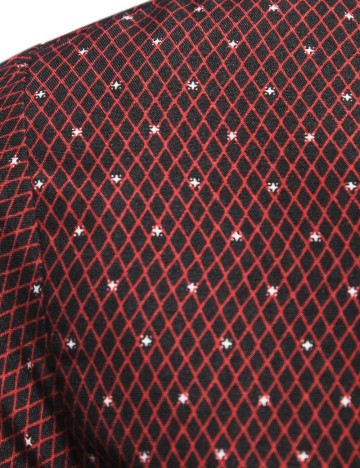 Cămașă cu m&acirc;necă scurtă Shein, vișiniu