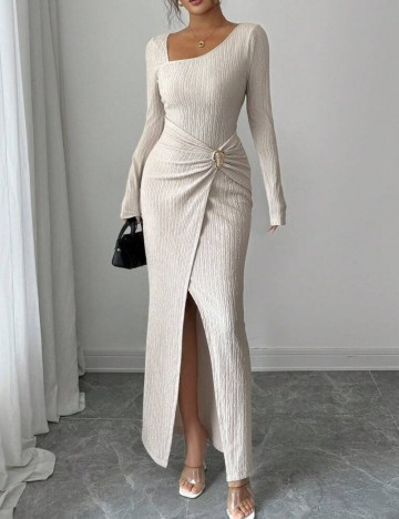 Rochie midi Shein, crem