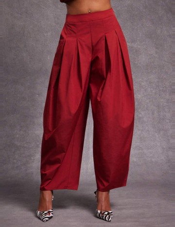 Pantaloni Shein, cărămiziu