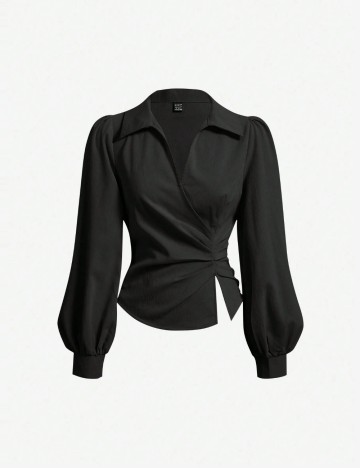 Cămașă Shein Curve+, negru