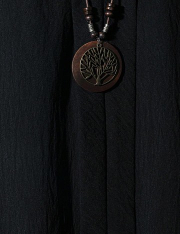 Cămașă cu m&acirc;necă scurtă Shein Curve+, negru