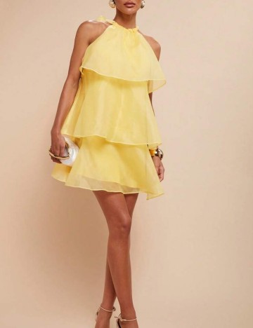 Rochie mini Shein, galben