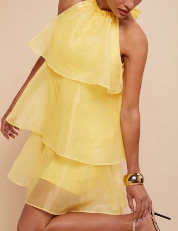 Rochie mini Shein, galben