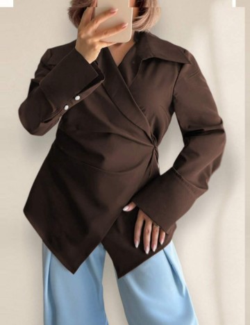 Cămașă Shein, maro