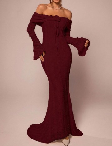 Rochie maxi Shein, vișiniu