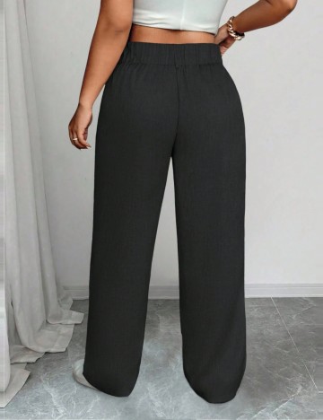 Pantaloni Shein Curve+, negru