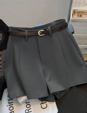 Pantaloni scurți Shein, gri