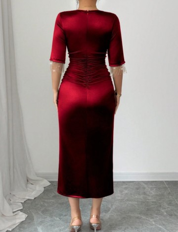 Rochie midi Shein, roșu