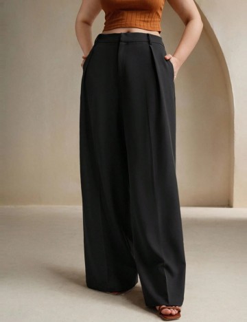 Pantaloni Shein Anewsta, negru