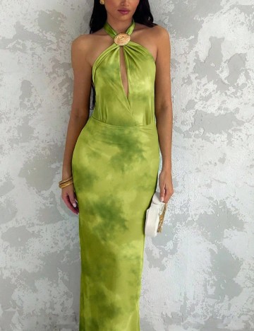 Rochie maxi Shein, verde