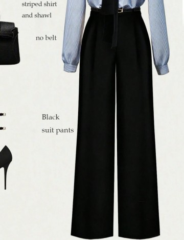 Pantaloni Shein, negru