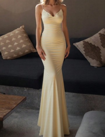 Rochie maxi Shein, galben