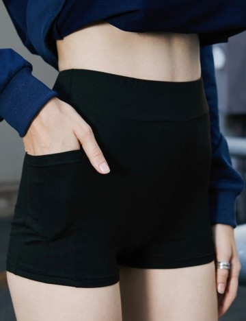 Colanți scurți Shein Romwe, negru