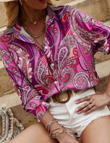 Cămașă Shein, mix culori