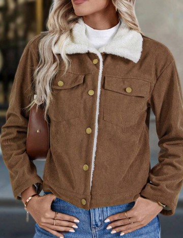 Jachetă Shein, maro