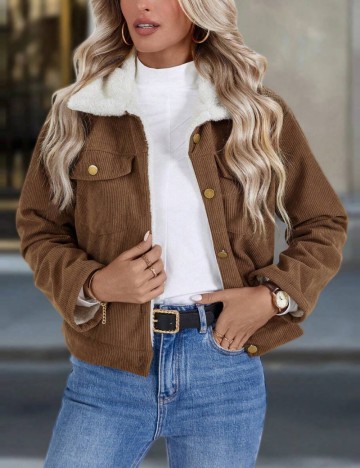 Jachetă Shein, maro