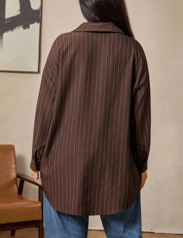 Cămașă Shein, maro