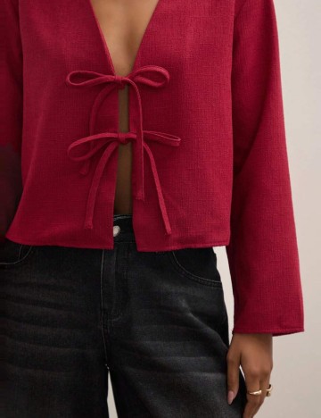 Bluză Shein, vișiniu