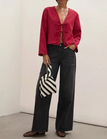 Bluză Shein, vișiniu