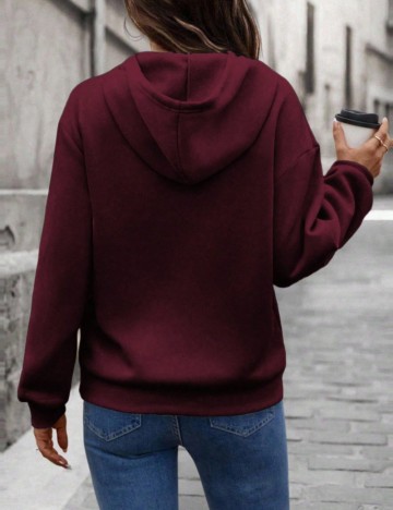 Hanorac Shein, vișiniu