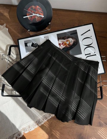 Fustă mini Shein Curve+, negru